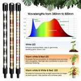 1 x RAW Customer Returns wolezek plant lamp LED, plant light, 80 LEDs plant light 3000K 5000K 660nm grow light full spectrum for indoor plants with timer, 10 types of brightness 3 light modes for vegetables - RRP €29.23