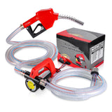 1 x RAW Customer Returns Pindex diesel pump, heating oil pump, self-priming 12V 175W 50 L min, oil suction pump 12V diesel pump, oil pump, heating oil pump, oil change pump with automatic diesel nozzle, for trucks, cars, diesel cars - RRP €108.5