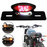 1 x RAW Customer Returns JMTBNO Motorcycle 14 LED Tail Light with Indicator Brake Light Rear License Plate Light Retro E-approved 12V Universal for Cruiser Bobber Chopper Cafe Racer Scambler Street Bike Custom - RRP €22.18