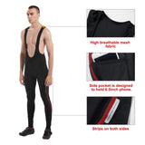 1 x RAW Customer Returns Santic Men s Cycling Bib Shorts Long Padded Cycling Pants Red EU M - RRP €43.86