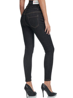 1 x RAW Customer Returns Elara Women s Jeans Stretch Skinny High Waist Chunkyrayan EL60-25 Washed Black-38 M P - RRP €23.9