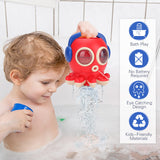 15 x Brand New Bath toys for babies from 2 years, bathtub toys, octopus with rotating spray water shower, squid toy for babies, girls and boys aged 2, 3, 4 and 5 years - RRP €288.0