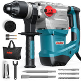 1 x RAW Customer Returns ENEACRO SDS-Plus Hammer Drill 1500W, Powerful 7J Demolition Hammer with Safety Clutch and Vibration Control, 4 Functions, Including Chisels, Bits and Tool Bag - RRP €115.95