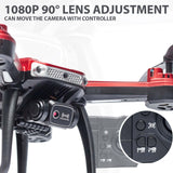 1 x RAW Customer Returns Baichun bc5c Drone with Camera Adjustable 1080P with Optical Flow Positioning Drone for Beginners and Children, Drones with Brushless Motor, FPV RC Drone Quadcopter with 3 Batteries 32 Minutes - RRP €89.99