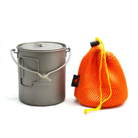 1 x RAW Customer Returns TOAKS Titanium 750ml Cooking Pot with Bail Handle 750ml POT-750-BH  - RRP €42.95