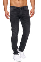 1 x RAW Customer Returns Elara Men s Jeans Slim Fit Denim Stretch Chunkyrayan Black 16533-Schwarz-29W 30L - RRP €35.24