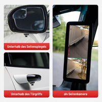 1 x RAW Customer Returns RED WOLF Mini Car Camera Rear View Camera Flush Mounted, 360 Degree Front Camera Waterproof for Car Pickup SUV Truck Van RV Rear Camera Mirror Mount Side Camera DC 12V-24V - RRP €28.22