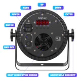 1 x RAW Customer Returns 6 in 1 LED Par Spotlight, 200W 18 LED Stage Light, RGBWA UV DMX512, Disco Light, 7 10 CH, 4 Control Modes, 8 Lighting Modes Perfect for Party Bar Halloween - RRP €92.99