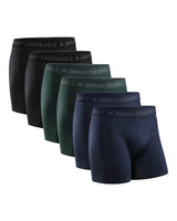 1 x RAW Customer Returns DANISH ENDURANCE Men s Boxer Shorts, Pack of 6, Retro Shorts Made of Soft Cotton Multicolored 2X Black, 2X Green, 2X Blue Melange , X-Large  - RRP €38.53