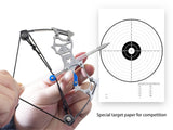 1 x RAW Customer Returns TIETHEKNOT Mini Archery Bow Set Mini Recurve Bow Mini Hunting Bow Mini Compound Bow Catapult RH LH for Hunting Shooting Practice Archery Entertainment Fun Material Stainless Steel, Ambidextrous - RRP €17.14