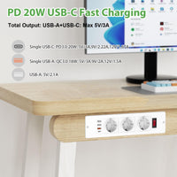 1 x RAW Customer Returns Built-in socket with USB C PD20W, table socket multiple socket 3-way with 3 USB, built-in power strip with switch, recessed socket for worktop furniture, 2M cable, white - RRP €31.76