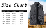 1 x RAW Customer Returns Oralidera Men s Outdoor Vest with Many Pockets Fishing Vest Safari Vest Hunting Vest Multifunctional Vest Leisure Sleeveless Jacket Lightweight Summer Vest, A-Gray, L - RRP €35.09