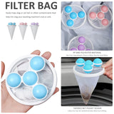 5 x Brand New 3 x Hair Filter Bags for Washing Machine, Hair Filter Bags for Washing Machine, Decontamination Cleaning, Hair Filter - RRP €114.0