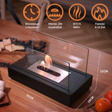 1 x Brand New heyfurni Portable ethanol fireplace for indoor and outdoor, Foldable bio ethanol table fireplace for bioethanol, ethanol, fire bowl, 16 cm - RRP €36.29