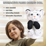 9 x Brand New Children s Hand Puppet, Boxer Doll for Girls and Boys Ages 3 4 5 6 7, Role Play, Ideal for Reducing Stress, Anger and Aggression White Tigers  - RRP €197.91