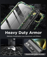 1 x RAW Customer Returns Beeasy for iPhone 15 Pro Max Case Waterproof Outdoor Shockproof Metal Protective Case, Military 360 Degree Armor Case Dustproof with Screen Protector Hardcase Heavy Duty Cell Phone Case 6.7 , Camouflage - RRP €34.42