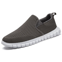 1 x RAW Customer Returns Oltyutc Men s Casual Shoes Trainers Slip on Breathable Sneakers Sports Fitness Gym Shoes Dark Gray 45 EU - RRP €28.73