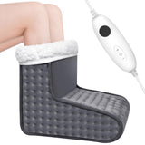 1 x RAW Customer Returns Comfier Electric Foot Warmer Foot Heating Pad with 6 Temperature Settings Automatic Shut-Off and Overheating Protection, Fast Foot Heating, 30x30x24cm, Plush, Washable, Gifts for Men Women Mom Dad - RRP €30.85