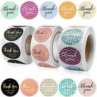 5 x Brand New Sonku Thank You Stickers 3 Rolls 1 Labels for Greeting Cards Gift Wrapping Bags Envelopes - RRP €84.0