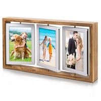 1 x RAW Customer Returns ZEEYUAN picture frame 10x15 rotating photo frame collage 6 photos to display for family, wedding, girls, boys, friends - RRP €24.99