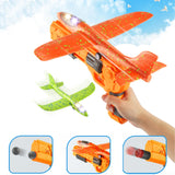 9 x Brand New Shengruili Polystyrene Airplane with Catapult Gun, Foam Airplane, Glider Toy Airplane, Foam Airplane Model Toy Gift, Outdoor Sports Toy Airplane, Glider Launch, Children s Glider Airplane - RRP €117.9