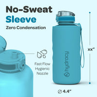 1 x RAW Customer Returns Hydracy drinking bottle with fruit insert - 2L water bottle - BPA-free drinking bottle with time marking Leak-proof sports bottle - Condensation-free for sports and outdoors - RRP €16.92