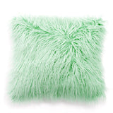 2 x Brand New MIULEE set of 2 cushion covers decorative cushions cuddly cushions faux fur fluffy fur cushions decorative cushions sofa cushions cushion cover plush cushions fur look for sofa living room 45 x 45 cm green - RRP €44.36