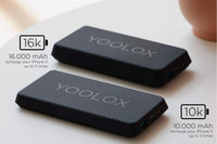 1 x RAW Customer Returns YOOLOX 16k - 2nd Generation - Wireless Powerbank - 16000 mAh, 18W Fast Charge, USB C, wireless charging compatible with iPhone, Samsung, Google Pixel - RRP €35.24