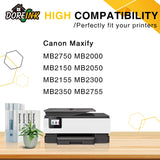 1 x RAW Customer Returns DOREINK 1500XL Cartridges Compatible for Canon PGI-1500 PGI-1500XL Multipack Printer Cartridges for Canon Maxify MB2750 MB2150 MB2050 MB2350 MB2300 MB2755 MB2000 MB2155 Black Cyan Magenta Yellow, Pack of 8  - RRP €25.99