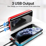 1 x RAW Customer Returns Bextoo Powerbank 27000mAh, High Capacity Power Bank with 3 Outputs and 2 Inputs USB Battery Pack with LED Digital Display Ultra-compact External Charger for Cell Phone and Others - RRP €39.99