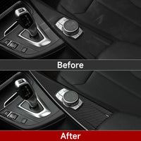 1 x RAW Customer Returns Car sticker multimedia cover ABS interior strips trim compatible with BMW F30 F31 F34 3GT F32 F36 M4 interior accessories - RRP €28.99