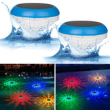 1 x RAW Customer Returns Floating Pool Lighting, Solar Floating Ball Pool Light IPX6 Waterproof Color Changing LED Pool Lighting Decoration for Pond, Aquarium, Fountain, Bathtub Pool Accessories Pond Lighting 2 Pieces - RRP €20.39