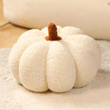 4 x Brand New BROEYOUE Decorative Pumpkin Cushion, Pumpkin Cushion for Sofa, Home Decoration, Pumpkin Cushion for Halloween and Parties, Decorative Gifts, 30cm White  - RRP €91.2