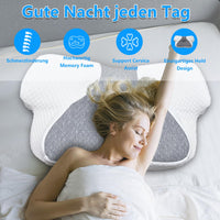 3 x RAW Customer Returns Homesuit Orthopedic Pillow Anti Snoring Pillow Migraine Pillow Ergonomic Pillow Side Sleeper and Back Sleeper Memory Foam Pillow Neck Support Pillow Side Sleeper Pillow - RRP €102.84