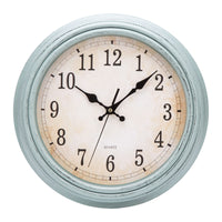 1 x RAW Customer Returns ACCSHINE Vintage Wall Clock Without Ticking Noise Silent 30cm Roman Numeral Quartz Large Battery Operated Easy to Read for Room Home Kitchen Office School Bedroom Vintage Green  - RRP €24.99