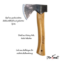 1 x RAW Customer Returns Xforst Viking Axe Hatchet - New with minimal optical defects - RRP €19.57