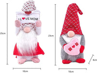 1 x RAW Customer Returns Zemolo 2pcs Mother s Day Decoration Mom Gnome Spring Figures Spring Decoration Gifts Plush Dolls Handmade GNOME Table Decoration Crafts Family Festive Birthday Gift - RRP €18.89