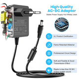 1 x RAW Customer Returns AC to DC Power Adapter 1A 18V, EU Charger Suitable for 18 Volt 0.1A 0.15A 0.2A 0.25A 0.3A 0.4A 0.6A 0.7A 0.8A 0.9A 100mA 1000mA, for Logitech Squeezebox Wi-Fi Internet Radio. - RRP €16.99