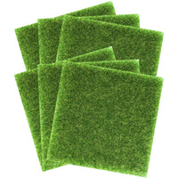 2 x RAW Customer Returns STOBOK 6pcs Fairy Artificial Grass Mat Miniature Grass Patch Fake Grass Mini Artificial Grass Craft for Dollhouse Dogs DIY Decoration Fairy Meadow - RRP €40.8