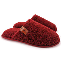 1 x Brand New ofoot Women s Warm and Fuzzy Home Slippers Indoor Bedroom Shoes with Memory Foam Insole Non-Slip Rubber Soles - RRP €58.8