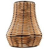 1 x RAW Customer Returns Rattan Lampshade Small Basket Lampshades Braided Table Lampshade Hanging Lamp Handmade Woven Wicker Lampshade for Bedroom Farm Living Room - RRP €17.12