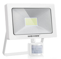 1 x RAW Customer Returns MEIKEE 60W LED spotlight with motion detector remote control 5200LM 6500K super bright LED floodlight IP66 waterproof spotlight light, ideal wall light for garden, garage, sports field - RRP €21.19