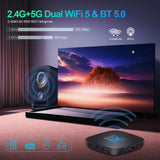 1 x RAW Customer Returns Magcubic Android TV Box 13.0 Support 8K 2GB RAM 16GB Smart TV Box with WiFi 5 2.4G 5.0GHz Chipset RK3528 BT5.0 3D HDR10 USB 3.0 Android Box with Voice Remote Control, 8K MX10 - RRP €35.28