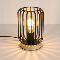 1 x RAW Customer Returns Comely Table Lamp Vintage Black, Nordic Style Openwork Ironwork Table Lamp E27, Bedside Lamp Table Lamp Decorative for Living Room, Study Room, Bedside Table, Dining Room - RRP €29.23