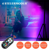 1 x RAW Customer Returns HOLDLAMP 8 pieces 36 LED par spotlight stage light, RGB LED par spotlight party lights with remote control DMX512 disco light for bar DJ show disco birthday Halloween Christmas - RRP €196.99