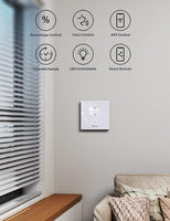 1 x RAW Customer Returns Homekit WiFi roller shutter switch, Maxcio Smart blind switch with timer controllable LED, compatible with Siri, Amazon Alexa, Google - RRP €103.99