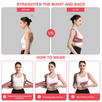 1 x RAW Customer Returns SWINILAYA Posture Corrector for Back and Shoulders - Adjustable Band for Men and Women - Upper Back Straightener - Neck and Upper Back Pain Relief Medium  - RRP €22.85