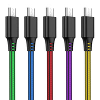 1 x RAW Customer Returns SCHITEC Micro USB Cable, 5Pack 2M Micro USB Fast Charging Cable Data Sync Mobile Phone Charging Cable for Android, Samsung Galaxy S6 and S7 Nexus HTC LG Kindle Power Bank and more - RRP €19.98