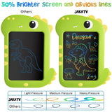 1 x RAW Customer Returns Dinosaur Kids LCD Writing Tablet, 8.5 Inch LCD Drawing Board eWriters Graphics Tablet with Stylus, Erasable Colorful Screen Educational Toy for Girls Boys Ages 3  - RRP €8.92