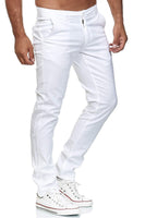 1 x RAW Customer Returns Elara Chino Men s Trousers Regular Style Stretch Chunkyrayan White MEL009-Wei -40 34 - RRP €34.95